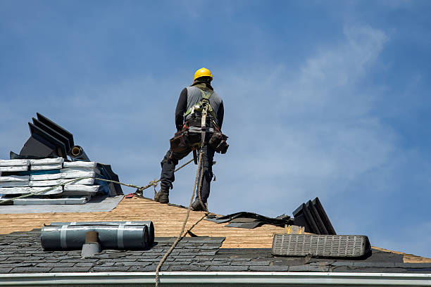 Professional Roof Replacement technician working in Jeannette, PA